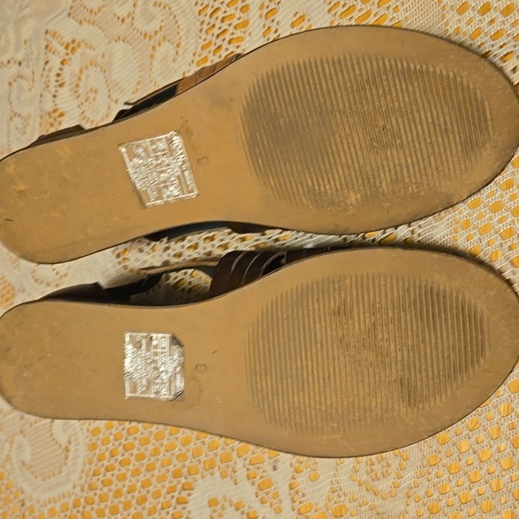 Roan by Bed Stu Alacrity Leather Sandal Brown/Tan Women's Size 9 EU 40 - Picture 5 of 10